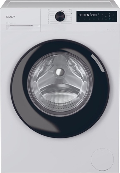 Изображение Candy Washing Machine | BR 410B8-S | Energy efficiency class A | Front loading | Washing capacity 10 kg | 1400 RPM | Depth 60 cm | Width 60 cm | Display | LED | Steam function | Wi-Fi | White