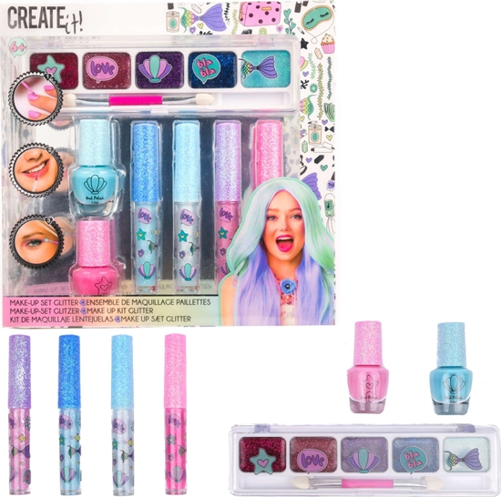 Picture of Canenco Create it! make-up zestaw brokatowy