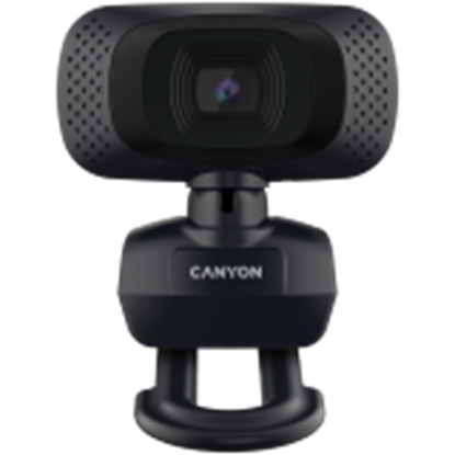 Attēls no Canyon Webcam 720P HD with USB2.0 connector 360 Black