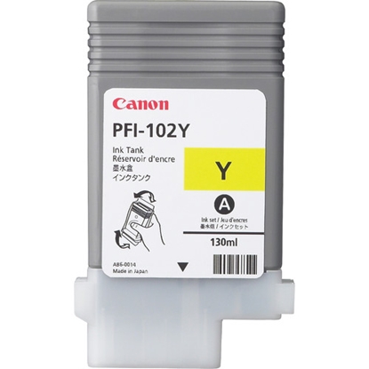 Picture of Canon PFI-102Y ink cartridge Original Yellow
