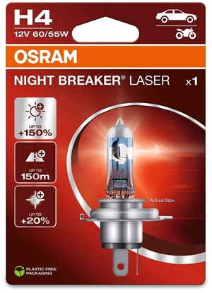 Attēls no CAR LIGHT 60/55W 12V P43T 10XBLI1 H4