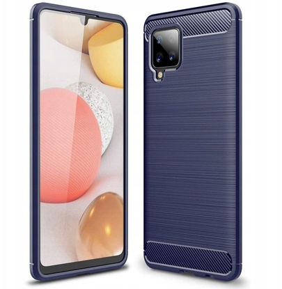Attēls no Carbon Case elastyczne etui pokrowiec Samsung Galaxy A42 5G niebieski