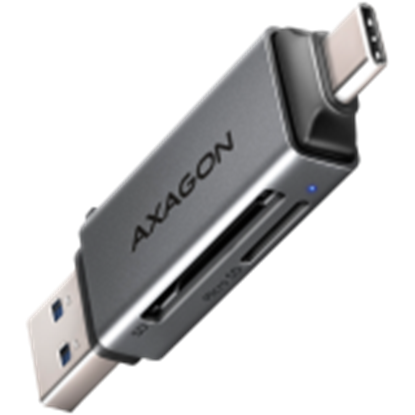Изображение MEMORY READER USB-C+USB3.2 2SL/SD/MICROSD CRE-DAC AXAGON