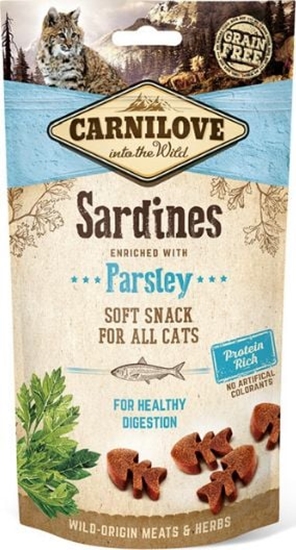 Picture of Carnilove Carnilove Cat Snack Fresh Soft Sardine+Parsley 50g