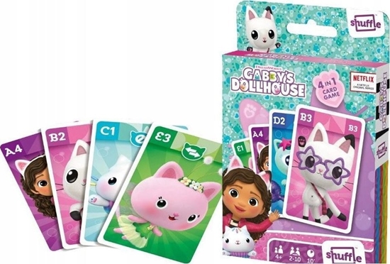 Изображение Cartamundi Gra Shuffle Koci domek Gabbi 4w1
