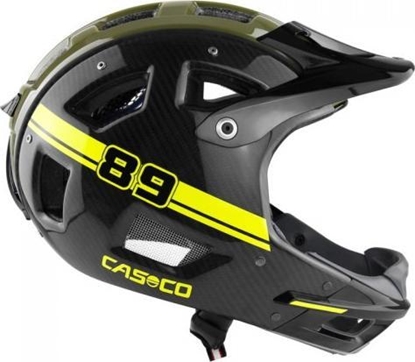 Изображение Casco Kask rowerowy CASCO MTBE Full-Face Carbon neon M