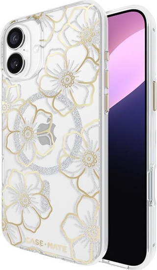 Picture of Case-Mate Case-Mate Floral Gems - Gold, magsafe - iPhone 16 Plus