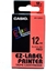 Picture of Casio oryginalna tama do drukarek etykiet, Casio, czarny druk/czerwony podkad, nielaminowany, 8m, 12mm (XR-12RD1)