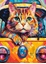 Attēls no Castorland Puzzle 100 Cat Bus Travel CASTOR