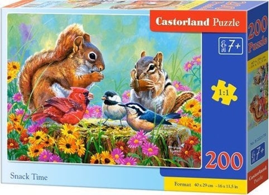 Picture of Castorland Puzzle 200 Snack Time CASTOR
