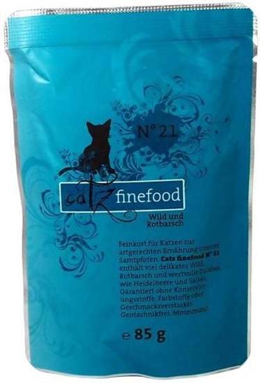 Picture of Catz Finefood N.21 Dziczyzna i Karmazyn saszetka 85g
