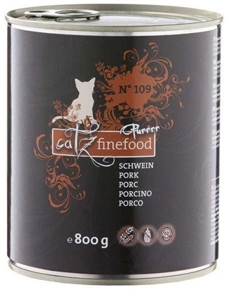 Picture of Catz Finefood Purrrr N.109 Wieprzowina puszka 800g