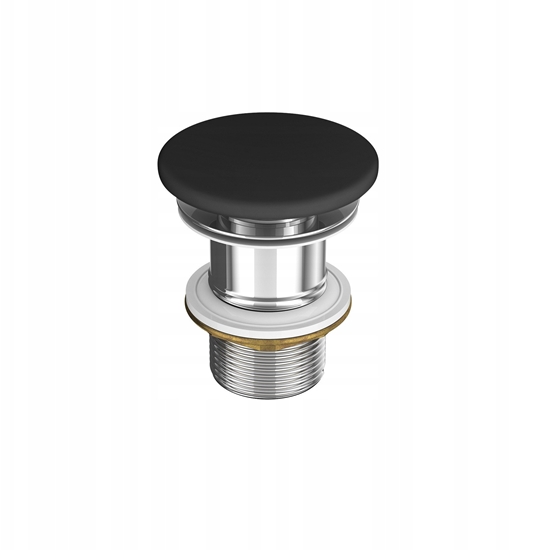 Picture of Cersanit (korki do umywalek) Ceramiczny korek do umywalek bez przelewu - antracyt mat (K11-2362)