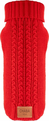 Attēls no Chaba CHABA SWETEREK Z GOLFEM  `M` 29cm         CZERWONY