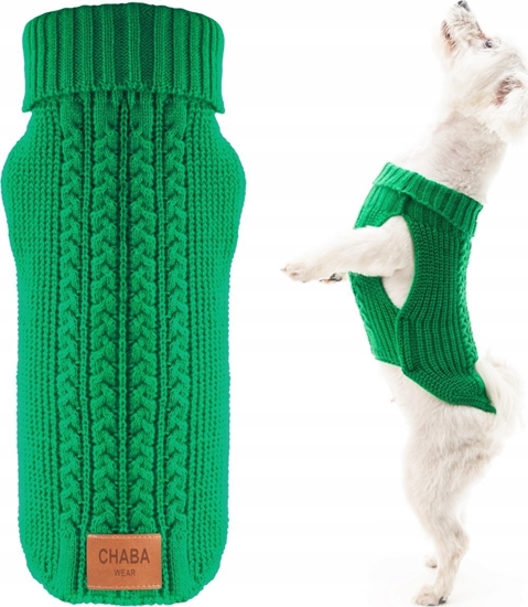Picture of Chaba CHABA SWETEREK Z GOLFEM  `XL` 37cm        ZIELONY