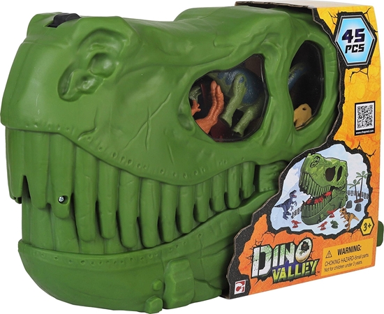 Изображение CHAP MEI aidim rinkinys Dino Valley Dino Skull Bucket, 45 pcs., 542029