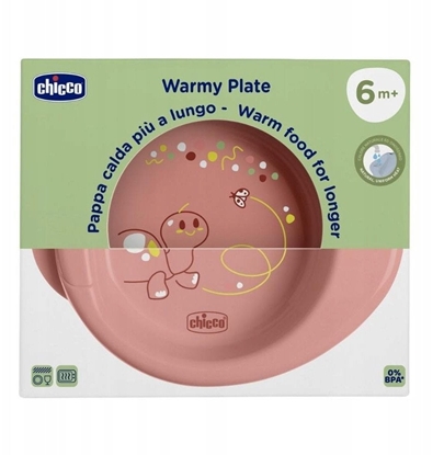 Picture of CHICCO-1600015-TALERZ PODGRZEWANY RÓOWY  6M+