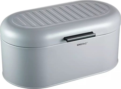 Attēls no Chlebak KingHoff KINGHOFF - Chlebak stalowy - pojemnik na pieczywo - srebrny - KH-1712