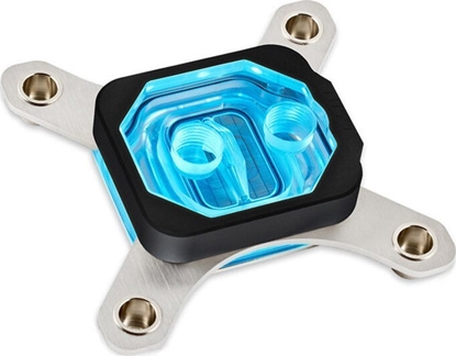 Изображение Chodzenie CPU Aqua Computer aqua computer cuplex kryos NEXT RGBpx schwarz LGA 1700 - Acryl/.925er Silber