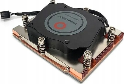 Attēls no Chodzenie CPU Dynatron Dynatron J-5 Procesor Chodnica powietrza 8 cm Czarny, Miedziany 1 szt.