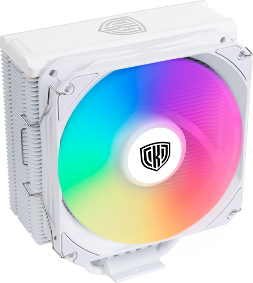 Изображение Chodzenie CPU Kolink Kolink Umbra EX180 ARGB White CPU Cooler - 120 mm