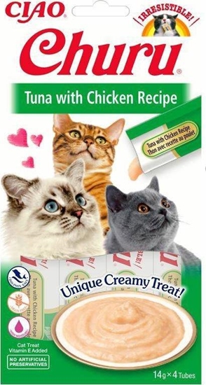 Picture of Churu Przysmak Tuczyk z kurczakiem dla kota 4x14 g