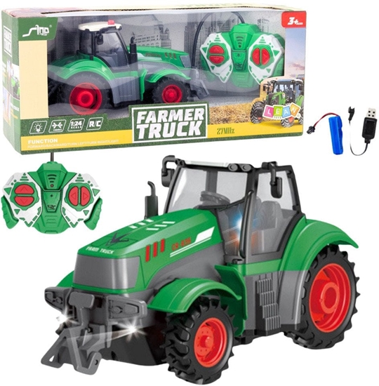 Picture of Cignik Traktor Rolniczy Zdalnie Sterowany RC Zielony 1:24
