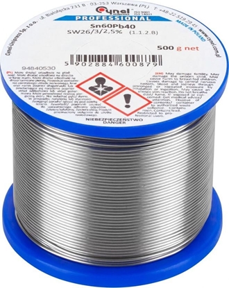 Attēls no Cynel Cyna 3mm/500g Sn60Pb40 CYNEL
