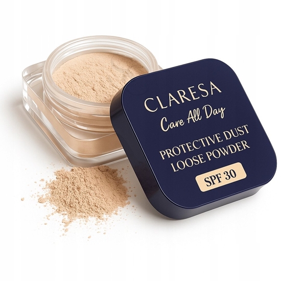 Изображение CLARESA_Protective Dust Loose Powder puder sypki utrwalajcy z filtrem SPF30 Universal 5g