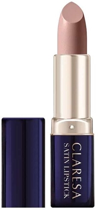 Изображение CLARESA_Satin Lipstick satynowa pomadka w sztyfcie 01 Whisper 4g