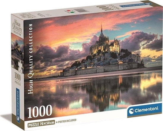 Изображение Clementoni CLE puzzle 1000 Compact LeMagnifiqueMontSa...39769