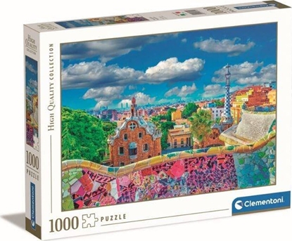 Изображение Clementoni CLE puzzle 1000 HQ Park Guell Barcelona 39744