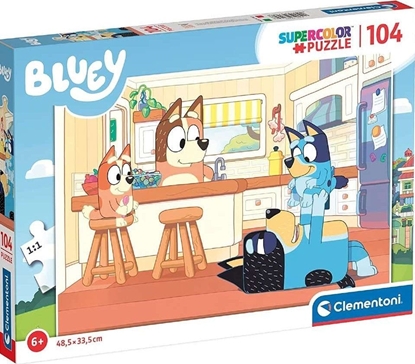 Picture of Clementoni CLE puzzle 104 maxi SuperKolor Bluey 27169
