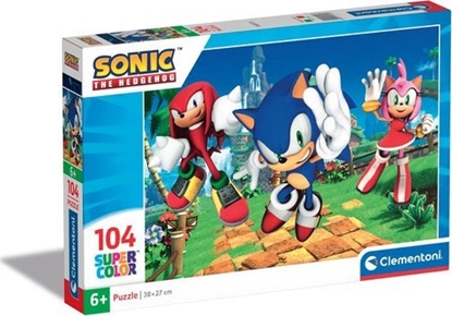 Attēls no Clementoni CLE puzzle 104 SuperKolor Sonic 27256