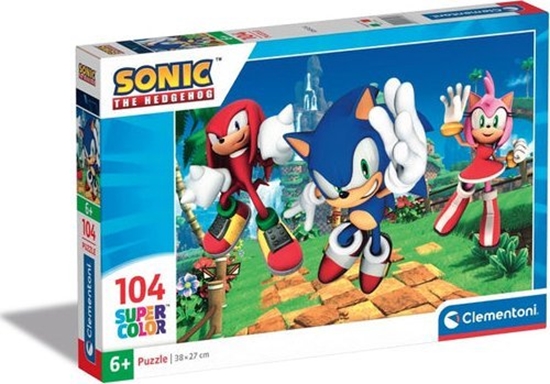 Picture of Clementoni CLE puzzle 104 SuperKolor Sonic 27256