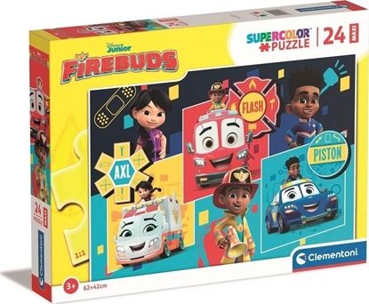 Изображение Clementoni CLE puzzle 24 maxi SuperKolor Disney Firebud 24244