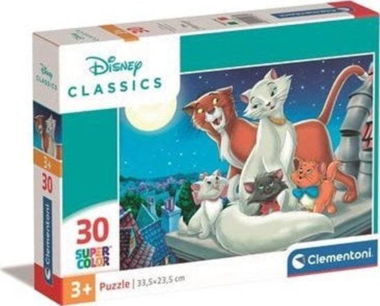 Изображение Clementoni CLE puzzle 30 SuperKolor Disney Classic 20278