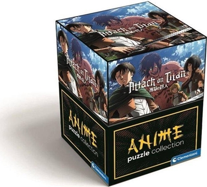 Attēls no Clementoni CLE puzzle 500 Cubes Anime Attack on Titans 35139