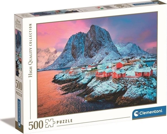 Picture of Clementoni CLE puzzle 500 HQ Hamnoy Village 35144