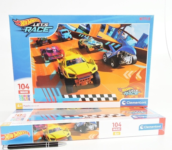 Picture of Clementoni Clementoni Puzzle 104el Maxi SuperColor Hot Wheels 25762