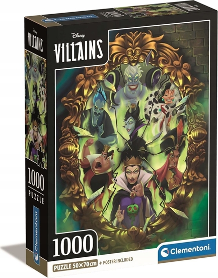 Picture of Clementoni Puzzle 1000 elementów Compact Disney Villains