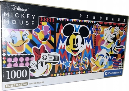 Attēls no Clementoni Puzzle 1000 elementów Panorama Compact Disney Classic