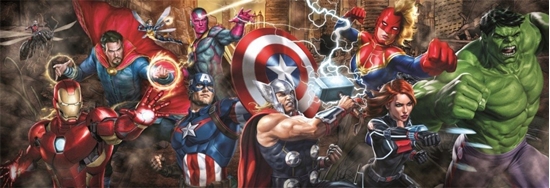 Picture of Clementoni Puzzle 1000 elementów Panorama Compact The Avengers