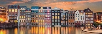 Attēls no Clementoni Puzzle 1000 elementów Panorama High Quality Bright Amsterdam