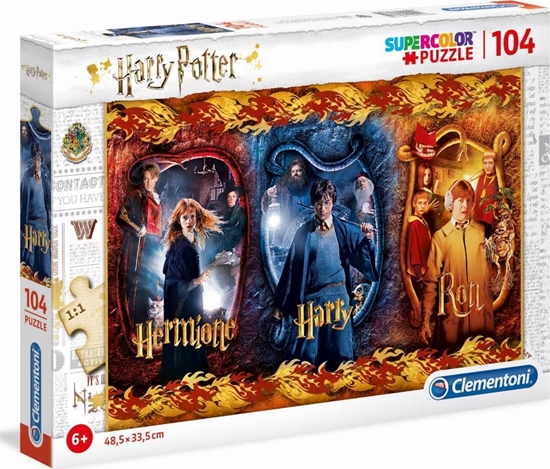Picture of Clementoni Puzzle 104 elementów Hermione, Harry, Ron. Harry Potter