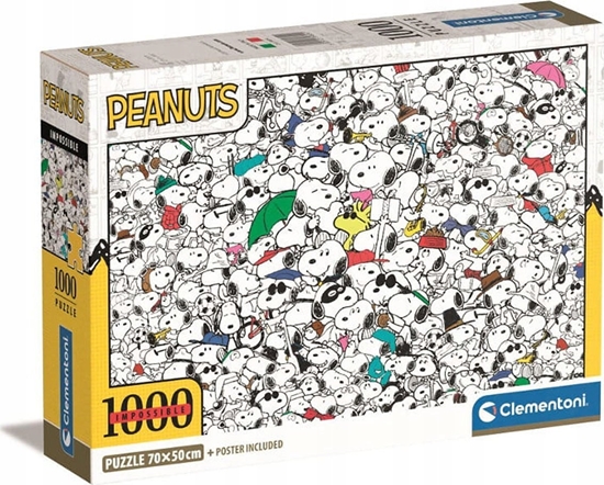 Picture of Clementoni Puzzle Compact Impossible Peanuts 1000 elementów