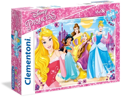 Attēls no Clementoni Puzzle, 104 elementy Maxi. Princess (23714 CLEMENTONI)
