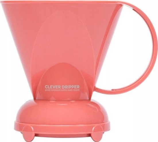 Picture of Clever Clever Dripper - Zaparzacz do kawy L 500ml róowy + 100 filtrów