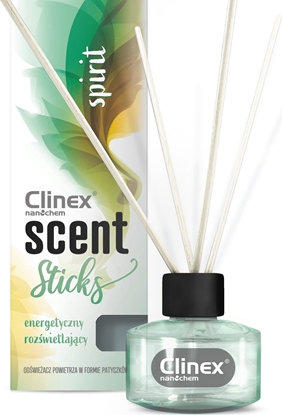 Picture of Clinex Patyczki kadzideka zapachowe do odwieania pomieszcze CLINEX Scent Sticks SPIRIT 45ml Patyczki kadzideka zapachowe do odwieania pomieszcze CLINEX Scent Sticks SPIRIT 45ml