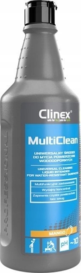Picture of Clinex Uniwersalny rodek CLINEX Multi Clean, do mycia powierzchni wodoodpornych, Mango, 1l